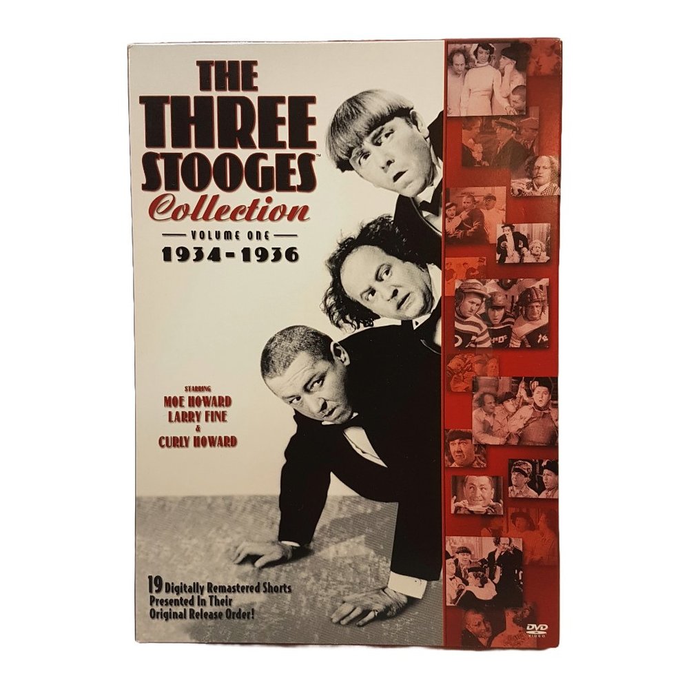 Three Stooges Collection Volume One 1934-1936 DVD Box Set 19 Movie Shorts Comedy
